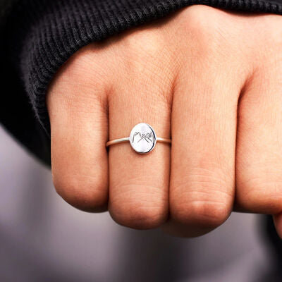 Pinky Swear Engraved Ring