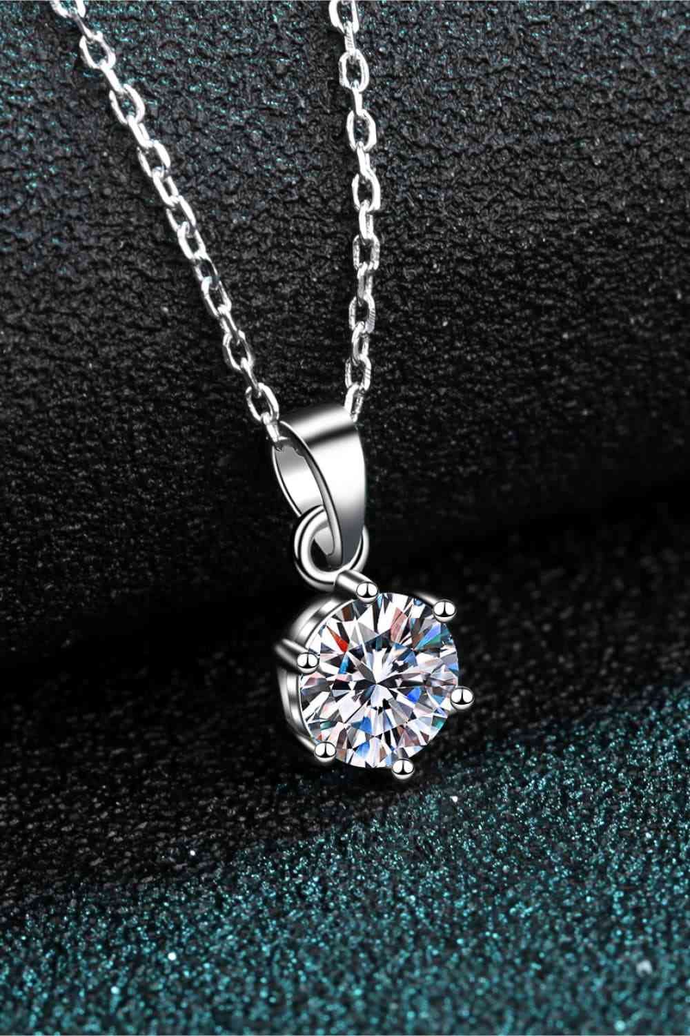 Sparkling Solitaire Pendant