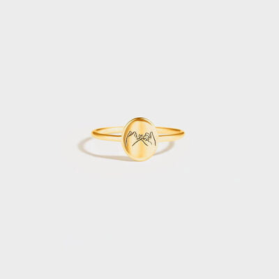 Pinky Swear Engraved Ring