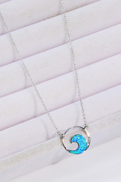 Opal Wave Necklace