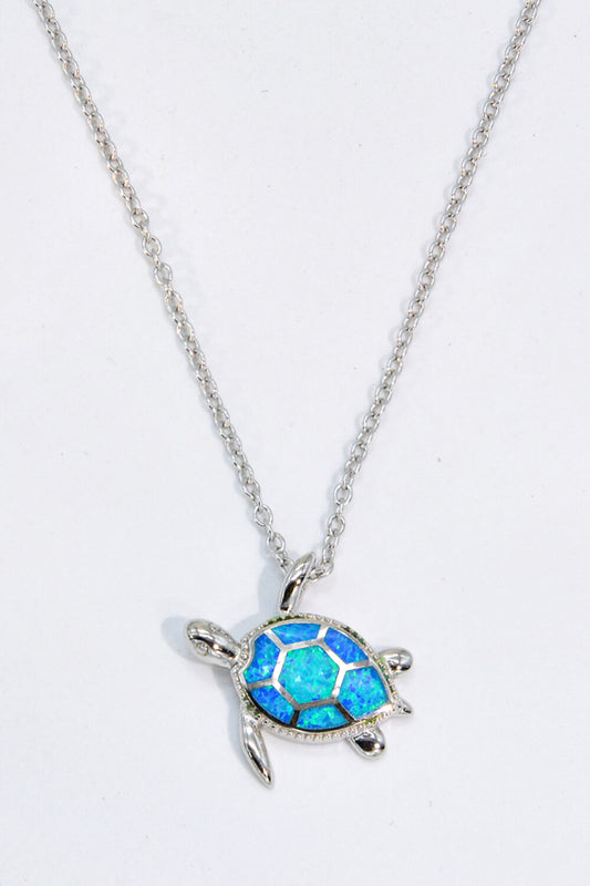 Opal Turtle Necklace