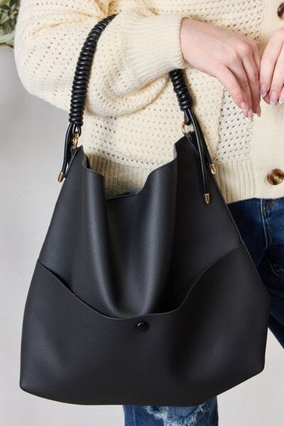 Vegan Leather Minimalist Handbag