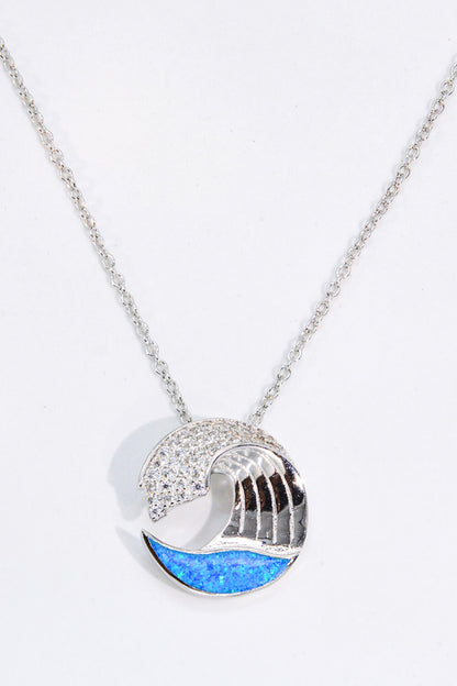 Cresting Wave Opal Necklace