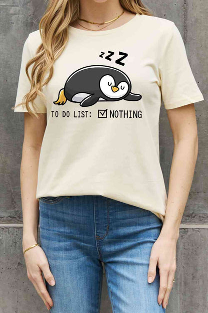 TO DO LIST Graphic Cotton Tee