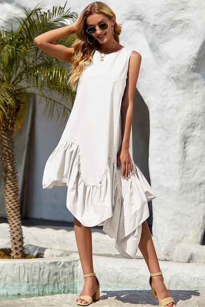 Ruffle Hem Dress