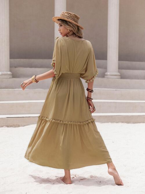 Tassel Trim Dress