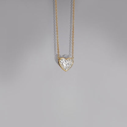 Classic Solitaire Pendant Necklace