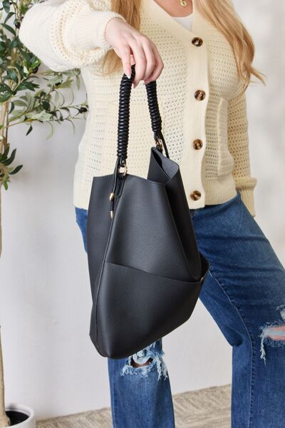 Vegan Leather Minimalist Handbag