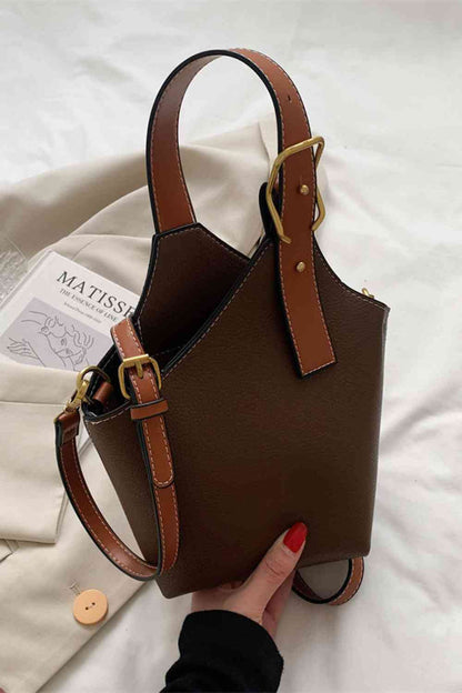 Vegan Leather Bucket Bag