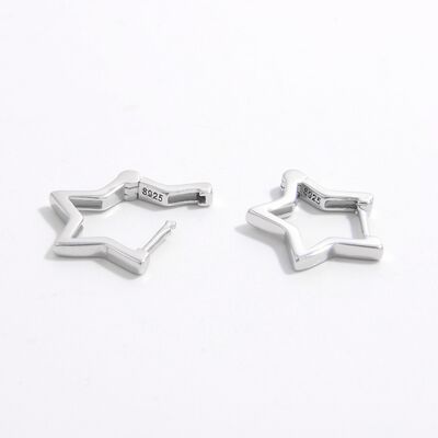 Silver Star Earrings