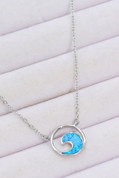 Opal Wave Necklace