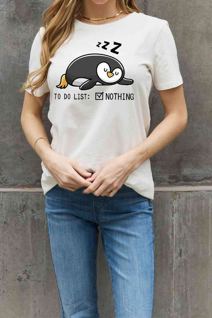 TO DO LIST Graphic Cotton Tee