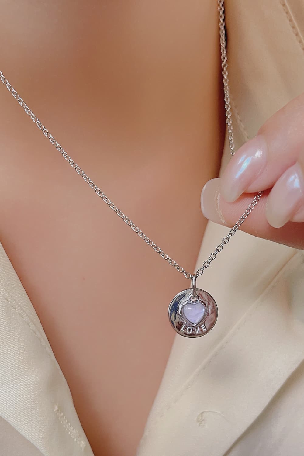 Moonstone Pendant Necklace