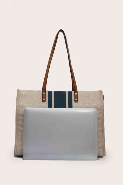 Boss Lady Striped Tote