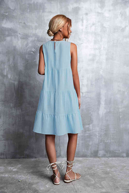 Sleeveless Tiered Dress