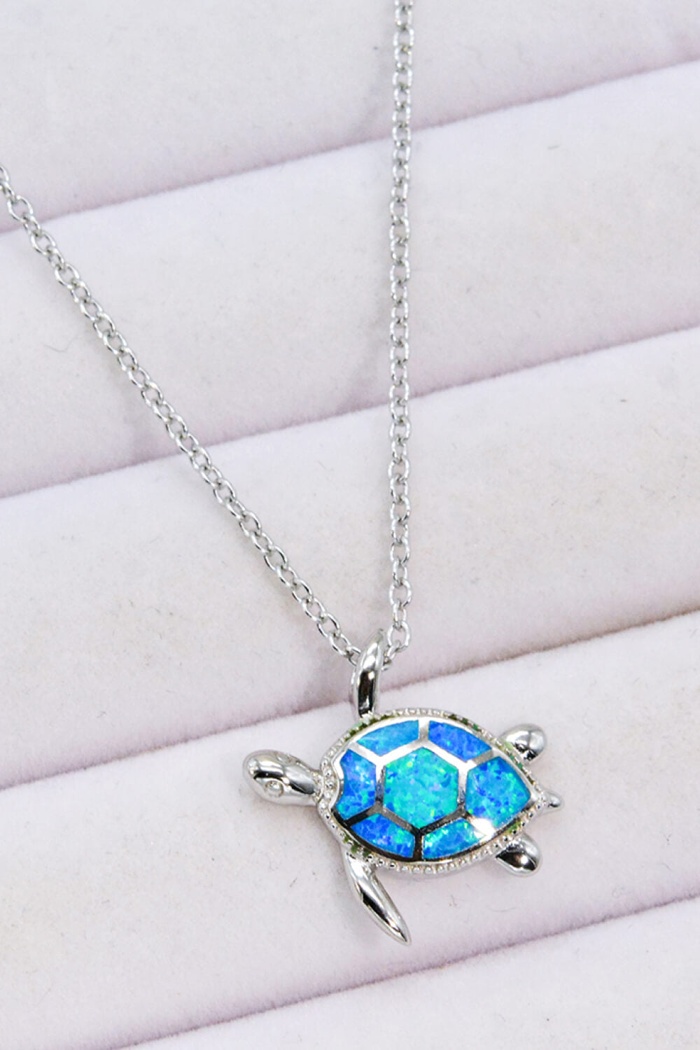 Opal Turtle Necklace