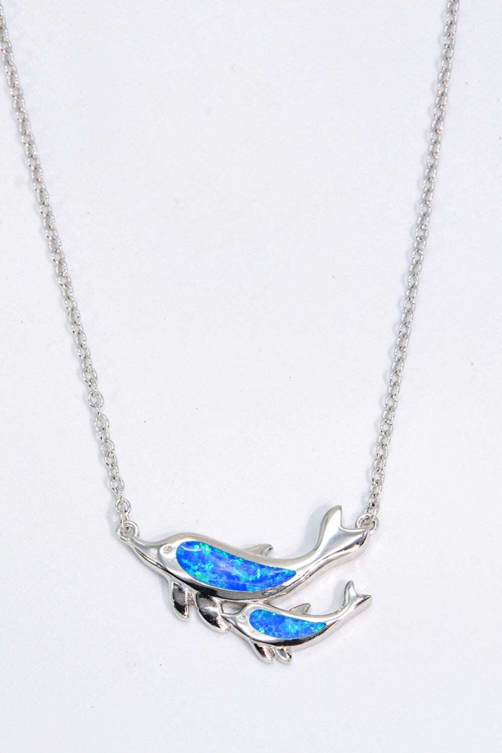 Opal Dolphin Necklace