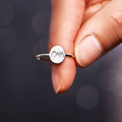 Pinky Swear Engraved Ring