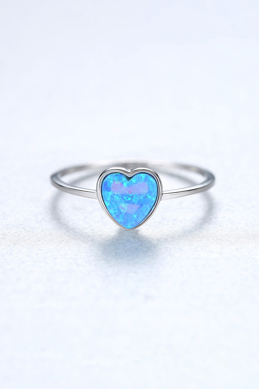 Opal Heart Ring