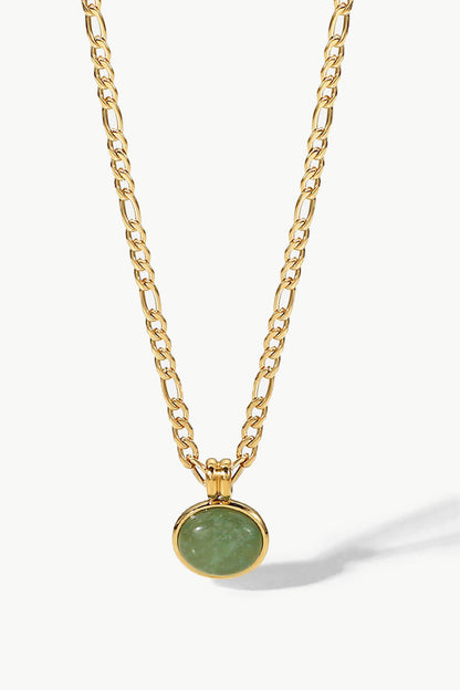 Gilded Envy Pendant Necklace