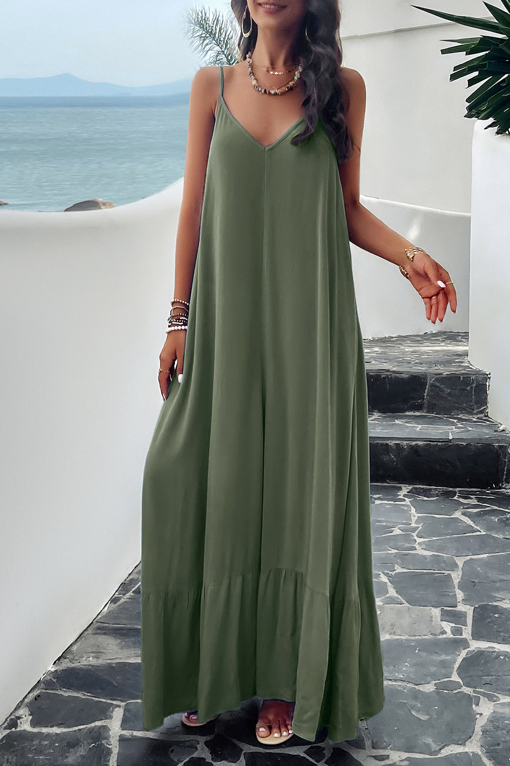 Cami Maxi Dress with Pockets