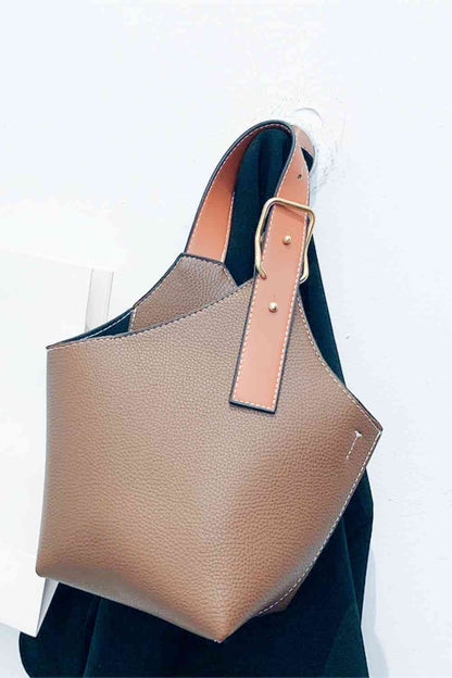 Vegan Leather Bucket Bag