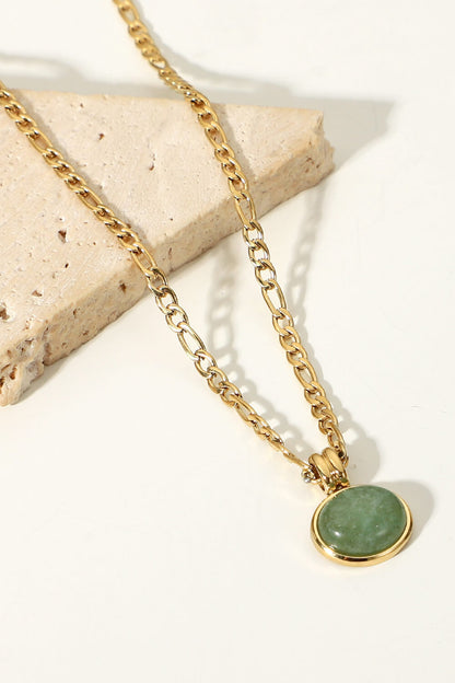 Gilded Envy Pendant Necklace