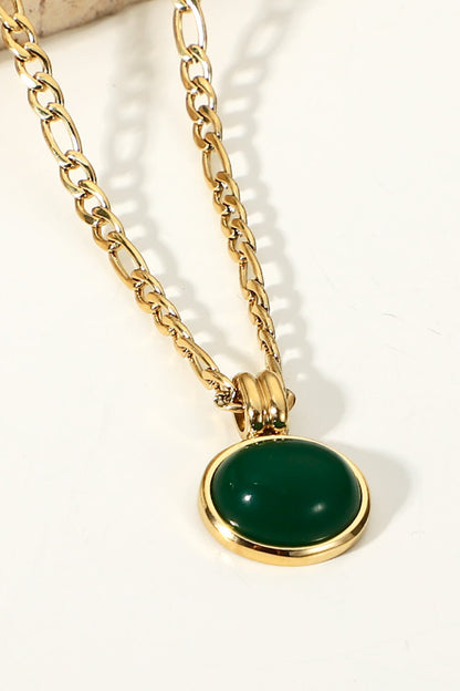 Gilded Envy Pendant Necklace