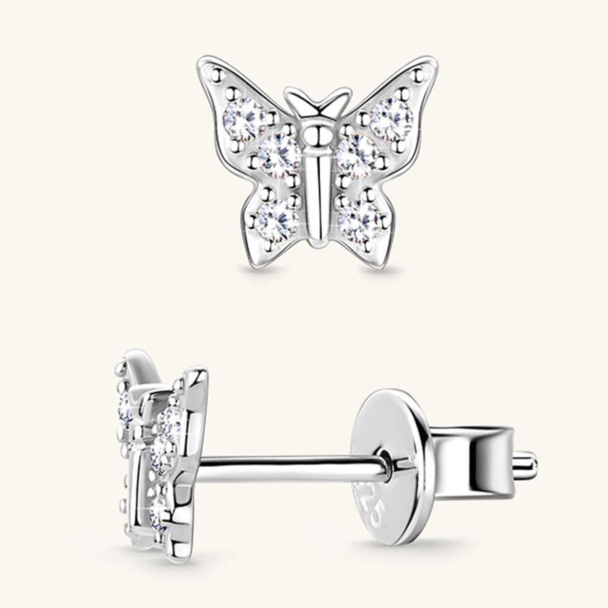 Butterfly Stud Earrings