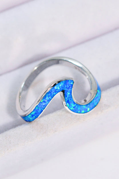 Blue Wave Ring