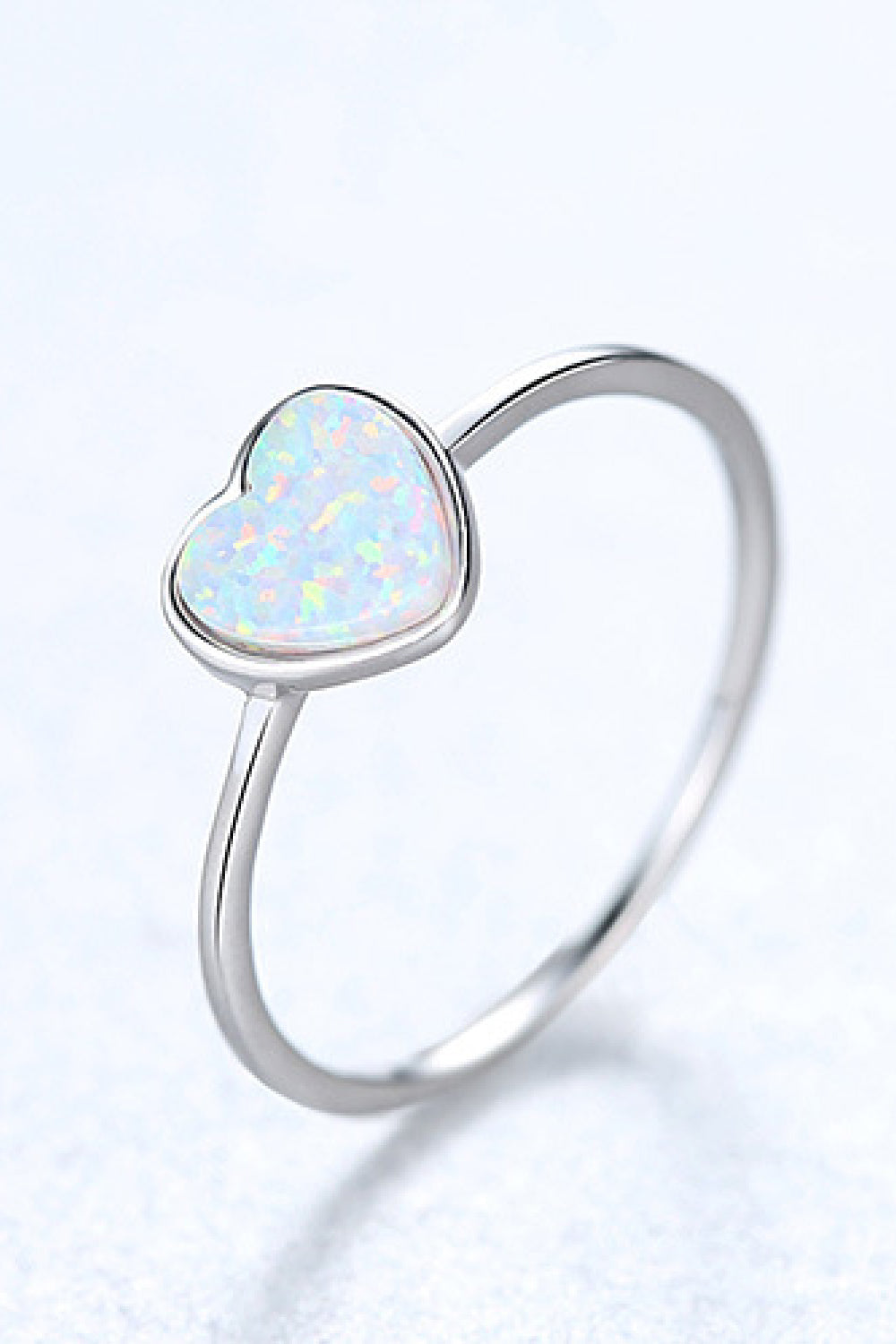 Opal Heart Ring