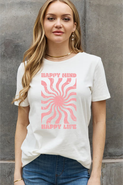 Happy Mind Happy Life Tee