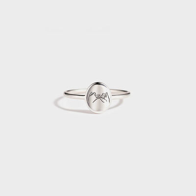 Pinky Swear Engraved Ring