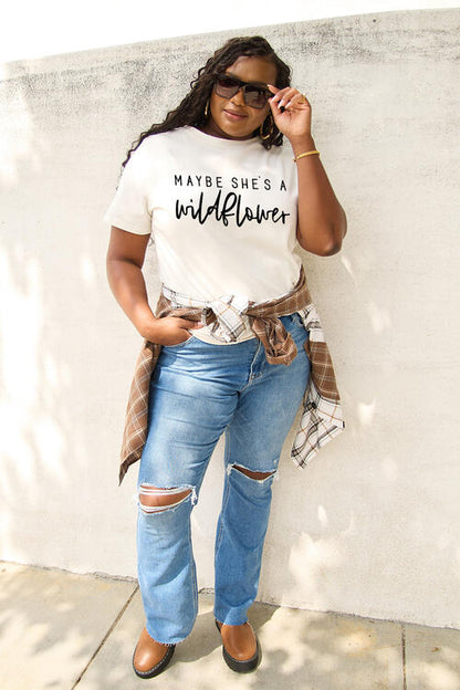 MAYBE SHE'S A WILDFLOWER Graphic Tee