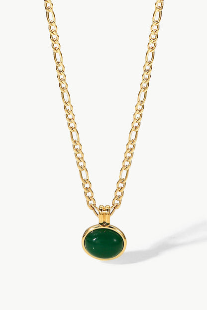 Gilded Envy Pendant Necklace