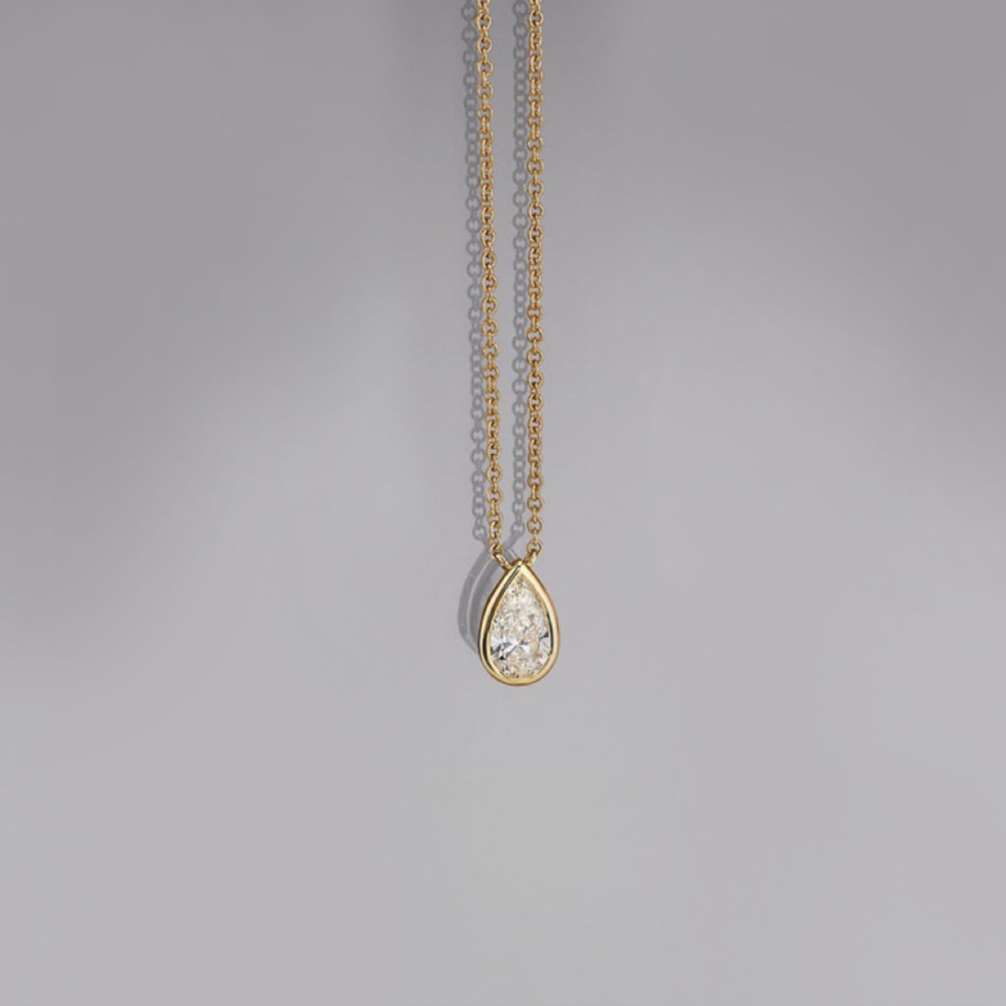 Classic Solitaire Pendant Necklace