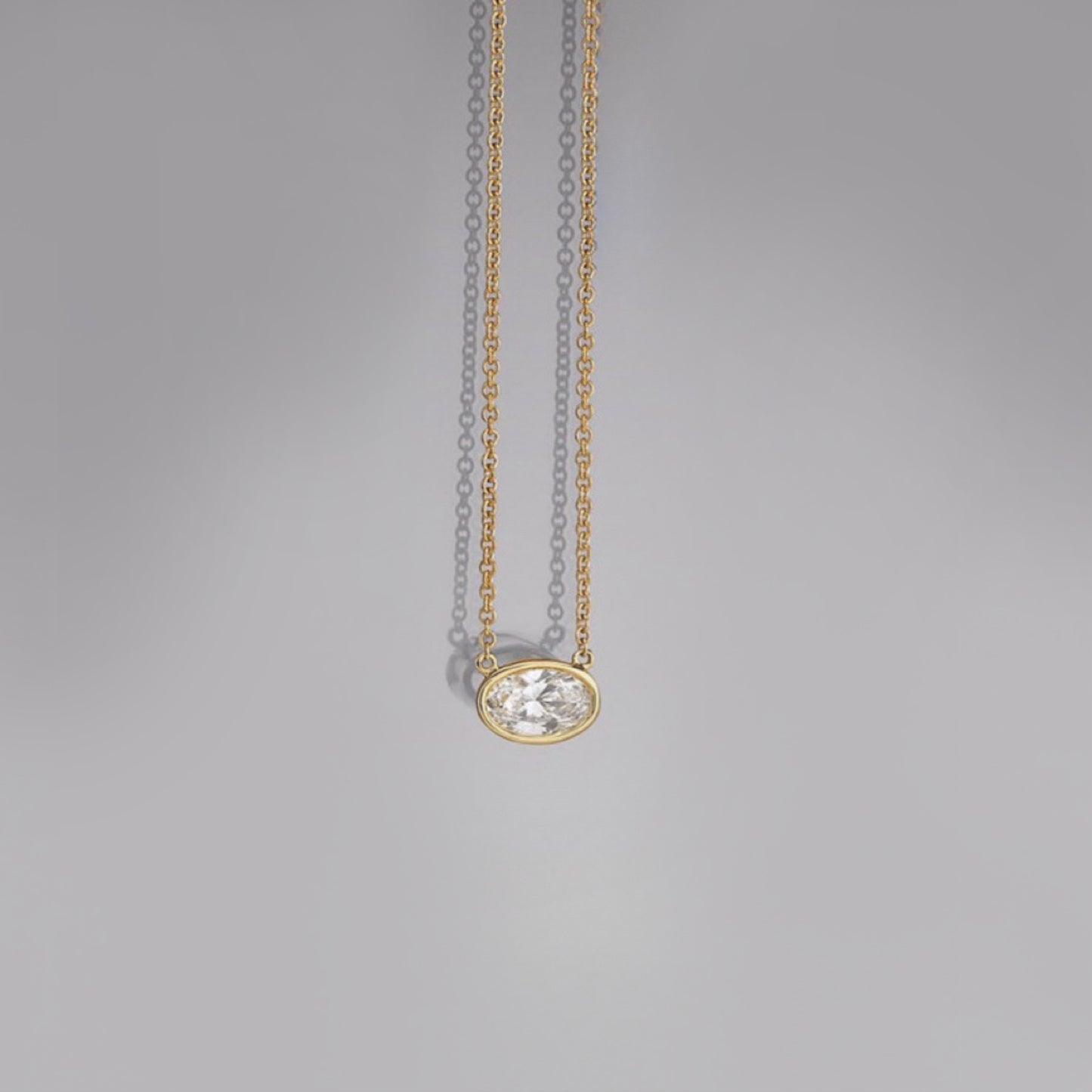 Classic Solitaire Pendant Necklace