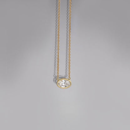 Classic Solitaire Pendant Necklace