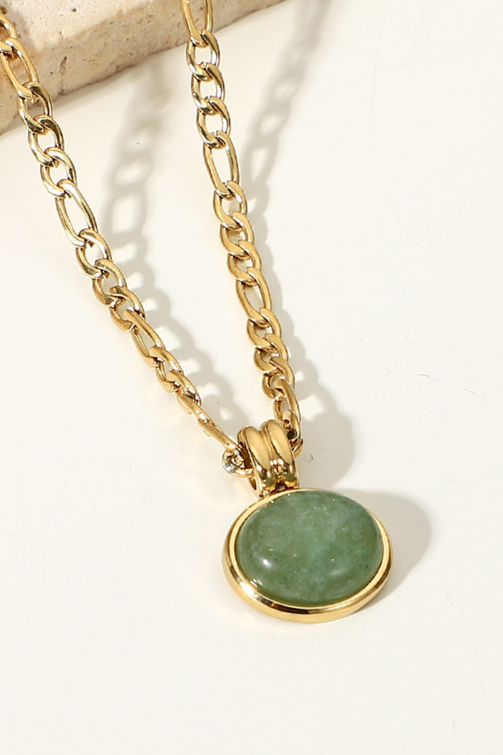 Gilded Envy Pendant Necklace