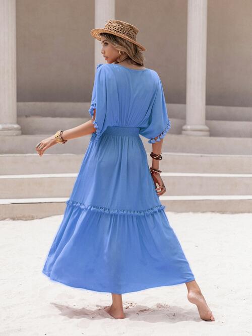 Tassel Trim Dress