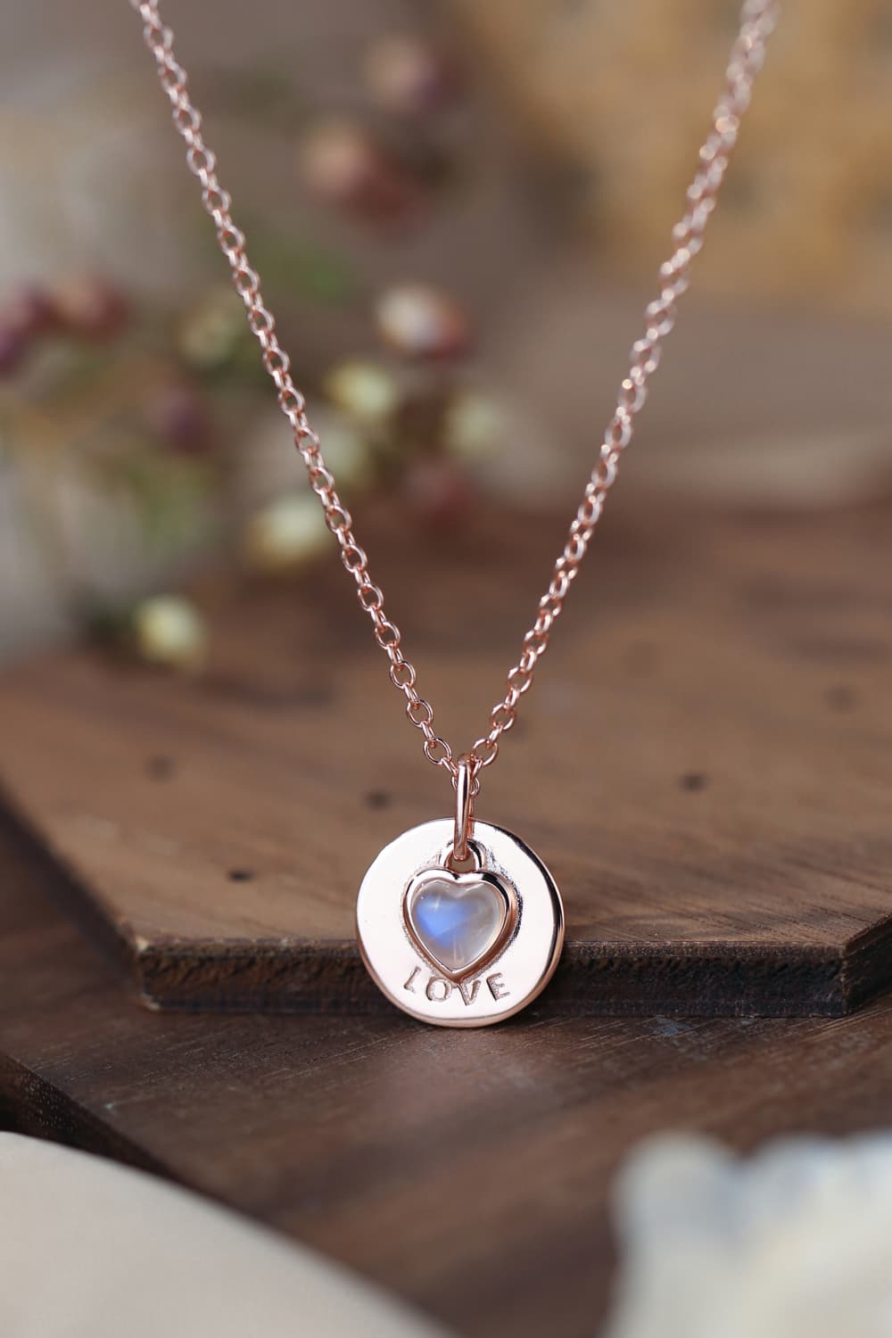 Moonstone Pendant Necklace