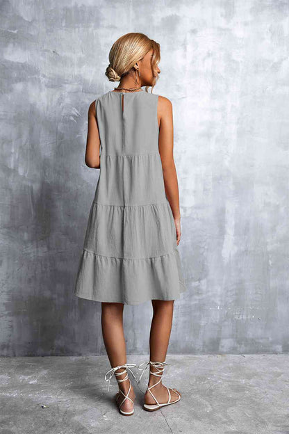 Sleeveless Tiered Dress