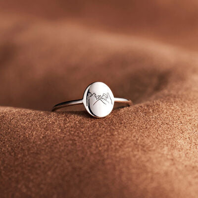 Pinky Swear Engraved Ring