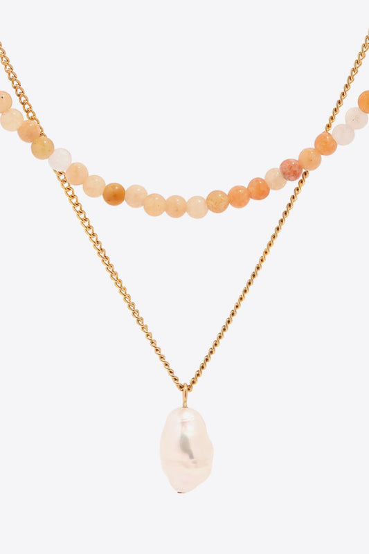 Tranquil Tides Freshwater Pearl Layered Necklace