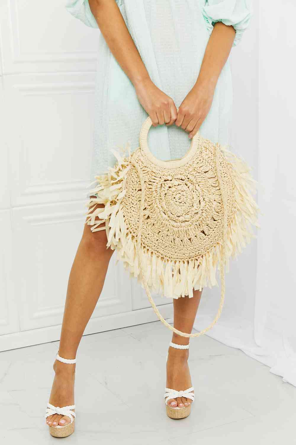 Found My Paradise Straw Handbag