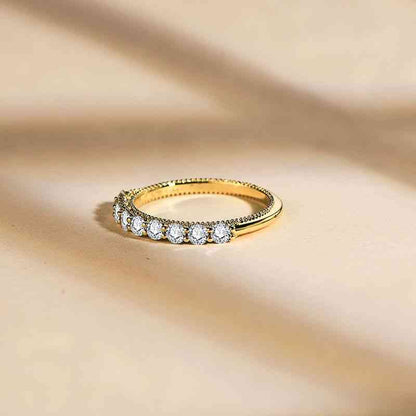 Moissanite Eternity Ring