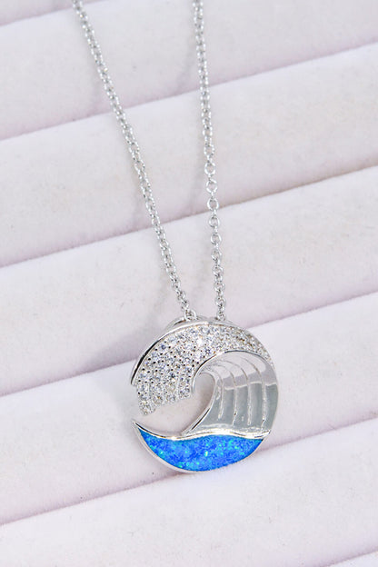 Cresting Wave Opal Necklace