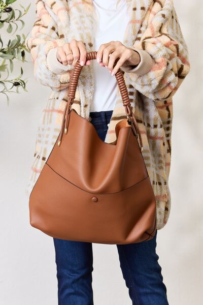 Vegan Leather Minimalist Handbag