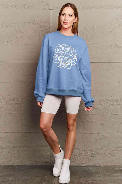 Stay Groovy Graphic Sweatshirt