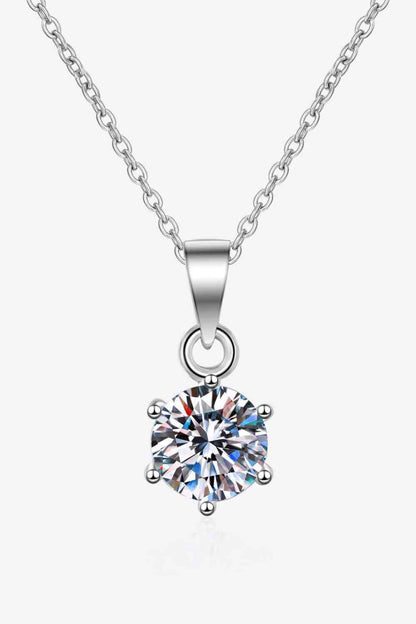 Sparkling Solitaire Pendant